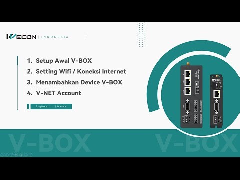 Wecon V-Box || Setting Awal menggunakan V-BOX