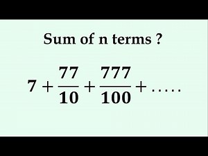 Finding Sum Made EASY with This Algebra Trick! | Sequence and Series