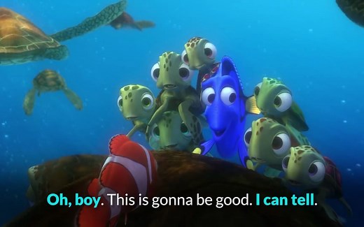 Learn English with Finding Nemo
