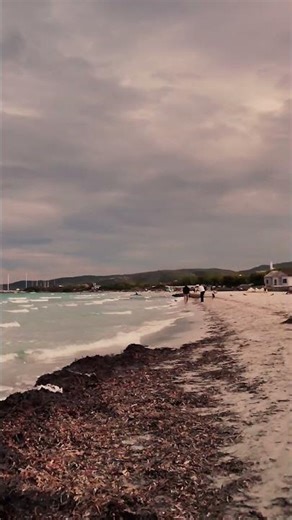 🌬 Windy Day at La Cinta Beach | Sardinia Walk