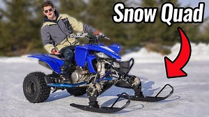 VIDEO: Converting Quad Into Snow Machine