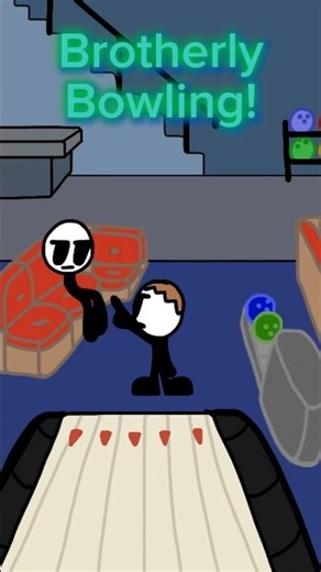 Brotherly Bowling! #animation #comedy #sports #bowling #brother