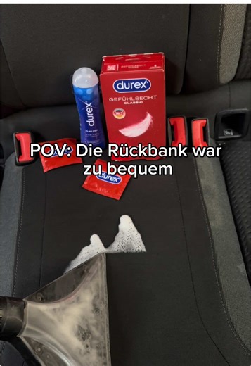 Wer hat sein Auto so hinterlassen 🫣😩 #durex