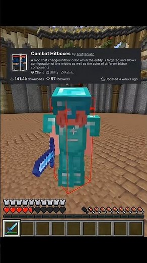 Best Minecraft Mods for PvP Boost your aim, FPS, and reaction time.#minecraft​ #pvp​ #mods​ #shorts​