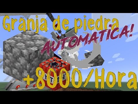 Granja de piedra completamente automática | Muy fácil | Tutorial Minecraft 1.16 - 1.18