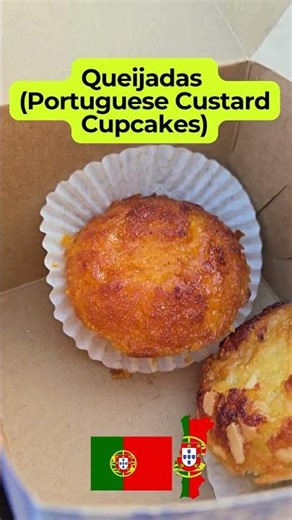 Queijadas (Portuguese Custard Cupcakes) - Caldense Bakery #shorts