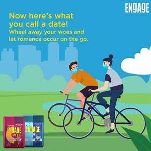 Spark the romance on-the-go with the refreshing twist of the Engage On 2-in-1 Pocket Perfume. Got a cute first date idea? Tell us below 👇🏻 #EngagePhirSe *Please comply with the government regulations and advisories on COVID-19 #EngageFragrances #EngageOn #UnexpectedMomentsOfLove #CoupleReunion | Engage Deo
