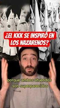 El KKK se inspiró en los nazarenos para su vestimenta? #historia #estadosunidos #eeuu #curiosidades