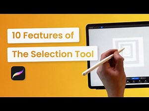 How to use the Selection Tool in Procreate. (Part 2)