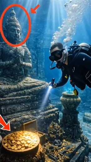 POV: Real diver explores underwater mystery 🌊😳#POV #Shorts