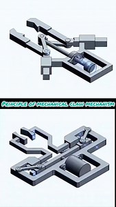 Principle of mechanical claw mechanism | Solid Works Design | 3D Animation #conveyorsystems #solidworks #solidworks_design #3d #mechanicalengineering #technology #engineering #work #viralreels #instagram | Action King
