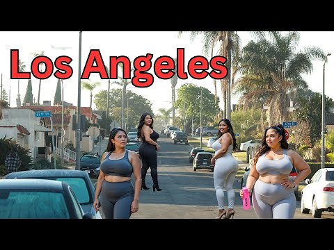 Walking Tour of Los Angeles, California 🇺🇸 | Explore Hollywood, Downtown LA & Iconic Landmarks in 4k