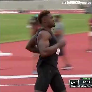 D.K metcalf runs 10.36 100m at Olympic trials!