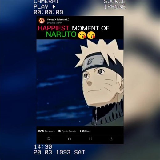 Happiest moments of Naruto #naruto #hinata