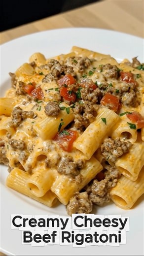 quotidian recipes on Instagram: "Creamy Cheesy Beef Rigatoni This dish is a total family favorite, my kids ask for it every week, and it's one of those recipes that disappears fast at any holiday gathering. Whether it's a cozy night in or a casual Christmas Eve dinner. Ingredients: 1 lb (450 g) rigatoni pasta 1 tbsp olive oil 1 lb (450 g) ground beef 1 small onion, finely chopped 3 cloves garlic, minced 1 tsp Italian seasoning 1/2 tsp red pepper flakes (optional) Salt and black pepper, to taste