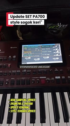 STYLE SOGOK KERI" - UPDATE SET KEYBOARD PA700 TERBARU 2025 #viraltiktok #nrotok