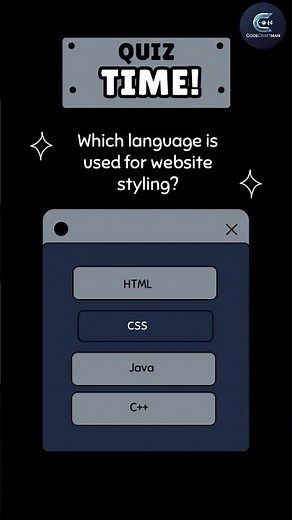 Which Language Is Used for Website Styling? | Web Development MCQ