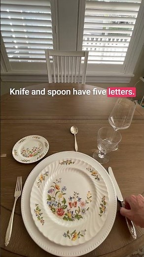 How to Set a Table