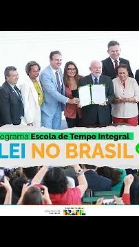 Programa Escola em Tempo Integral é lei no Brasil
