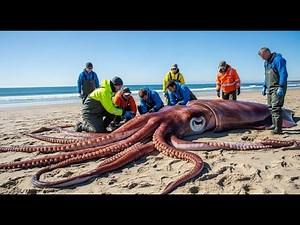 The 500KG Sea Beast – What Really Happens When a Giant Squid Is Hooked on a Longline