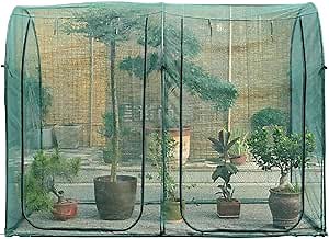 Poray Large Tunnel 8.2'x4' Plant Netting Cover, 6FT Tall Crop Cage Tomato Netting,Pest Guard Cover for Vegetables &Fruits,Durable Gardening Net for Plant and Animal