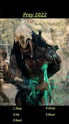 Prey (2022) – Predator Senses the Fake Death and Executes Him Instantly