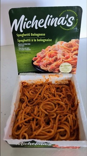 Michelina's Spaghetti Bolognese | Microwave Frozen TV Dinner #foodreview #frozenfood