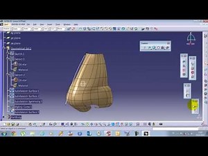 Catia imagine and shape Tutorial Link #16