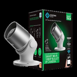 Smart WiFi 1080P Bullet IP Camera Outdoor | Connex Connect