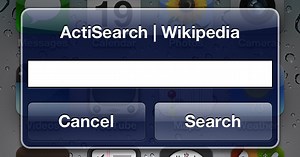 ActiSearch, un tweak per ricerche rapide su Cydia, Wikipedia, eBay, Google, ecc - Cydia