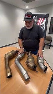 Cadillac CT4 V Blackwing Down Pipes From American Racing Headers