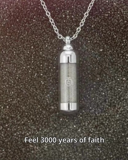 10K views · 179 reactions | ✨ The most meaningful gift you'll ever give. Authentic Temple Mount soil—certified and numbered—from where faith began. A connection to 3,000 years of biblical history, worn close to the heart. Perfect for: • Confirmation gifts • Christmas blessings • Birthday milestones Family heirlooms | Temple Mount Soil | Facebook