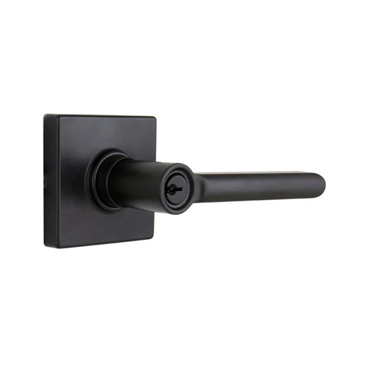 Reviews for Defiant Tonebridge Matte Black Keyed Entry Door Handle with Square Rose | Pg 1 - The Home Depot