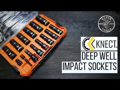Klein Tools KNECT™ 1/2 In. Drive Deep Well Impact Socket Set, Metric 14-Piece (65111IMPCTM) Review