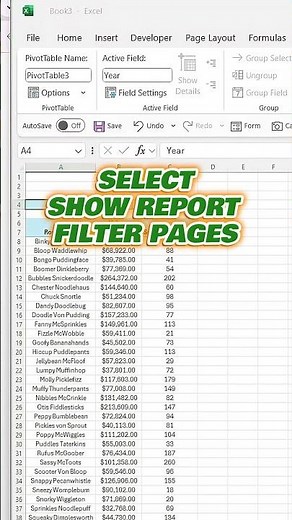 How to Quickly Generate Pivot Table Reports in Excel