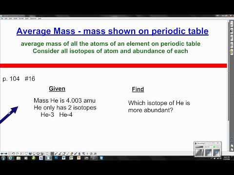 How to determine which isotope is the most abundant