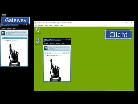 LogMeIn Hamachi - setting up a gateway