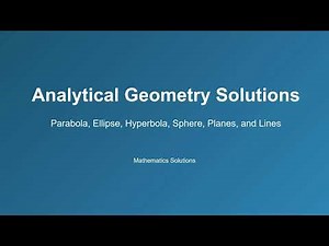 Analytical Geometry Solutions