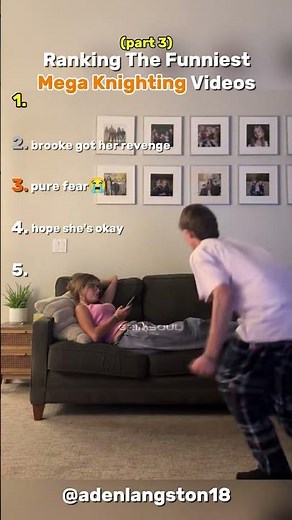Ranking The Funniest Mega Knighting Videos #usa #tiktok #megaknight #funny #shorts #shortsfeed