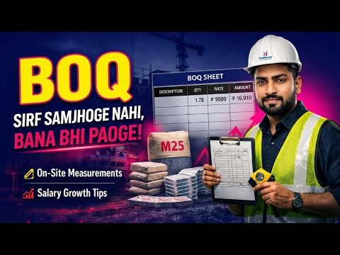 How to Prepare BOQ on Site Using Real Construction Measurements | Step-by-Step Guide