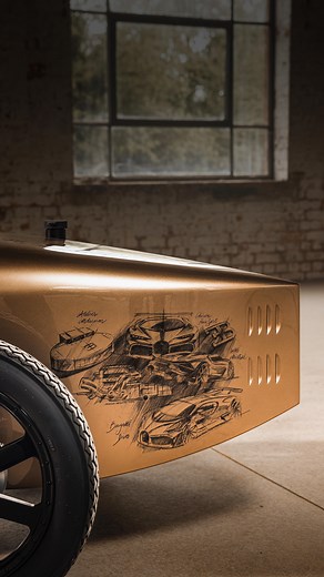 BUGATTI | The BUGATTI Baby II ‘Golden Era’ – the perfect accompaniment to the exceptional BUGATTI CHIRON Super Sport ‘Golden Era’; two absolute... | Instagram