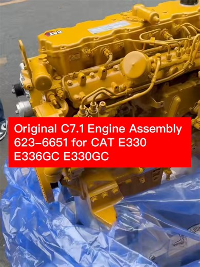 Original C7.1 Engine Assembly 623-6651 for CAT E330 E336GC E330GC #engine#excavatorengine #engineassembly #excavatorparts #Machineryparts #dieselengine #excavator #machinery #industrial #construction #CAT #Caterpillar #Caterpillarengine