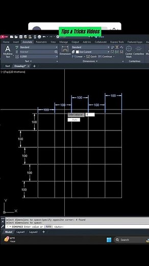 Adjust Space in AutoCAD | Quick AutoCAD Tutorial | #AutoCAD#CADTutorial#SpaceAdjustment#Architecture