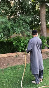 Nawabzada Mir Lashkari Raisani spends peaceful, quality time in his garden, personally giving water to the plants. A leader deeply rooted in his land, culture, and people — showing that true leadership begins with care, humility, and connection to nature. | Nawabzada Haji Mir Lashkari Raisani