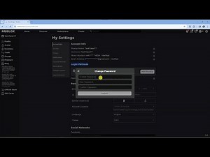 How To Change Roblox Password PS5