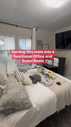 76K views · 580 reactions | Can’t wait to get the desk built and setup! #homeoffice #bedroom #makeover #guestroom #office #ideas #budget #diy #dontdrinkanddiy | Don't Drink and DIY | Facebook