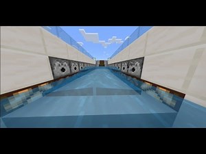 How to make a working wave pool in minecraft