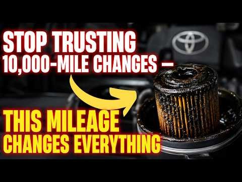 Toyota Owners: Stop Trusting 10,000-Mile Oil Changes After This Mileage