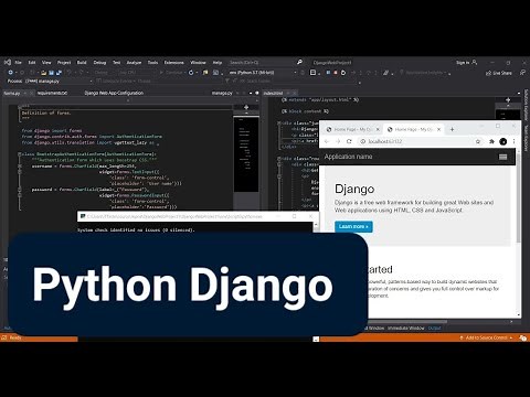 Python Web App in Visual Studio 2022 (Django Getting Started)