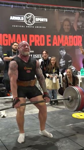 Recorde Sulamericano 380 kg no Deadlift -Arnold Strongman...